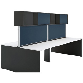 インターリンクR フロントキャビネット オープンタイプ(両面タイプ用) ハイタイプ W3000 布地FR<配送時組立サービス付> イトーキ