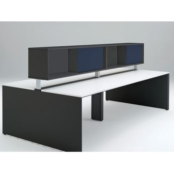 インターリンクR フロントキャビネット オープンタイプ(両面タイプ用) ロータイプ W2000 不織布FY<配送時組立サービス付> イトーキ