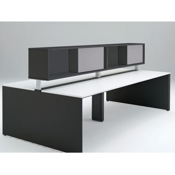 インターリンクR フロントキャビネット オープンタイプ(両面タイプ用) ロータイプ W2800 不織布FY<配送時組立サービス付> イトーキ