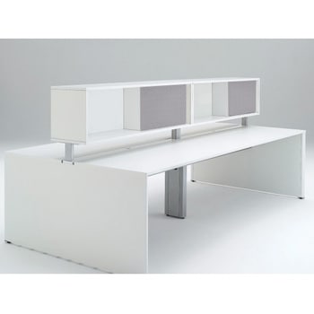 インターリンクR フロントキャビネット オープンタイプ(両面タイプ用) ロータイプ W2800 不織布FY<配送時組立サービス付> イトーキ