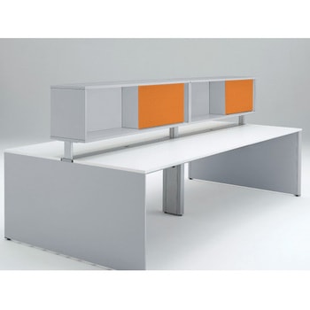 インターリンクR フロントキャビネット オープンタイプ(両面タイプ用) ロータイプ W2800 不織布FY<配送時組立サービス付> イトーキ