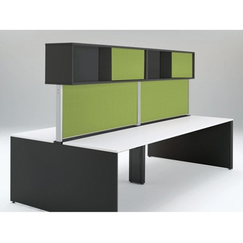 インターリンクR フロントキャビネット オープンタイプ(両面タイプ用) ハイタイプ W1800 不織布FY<配送時組立サービス付> - イトーキ