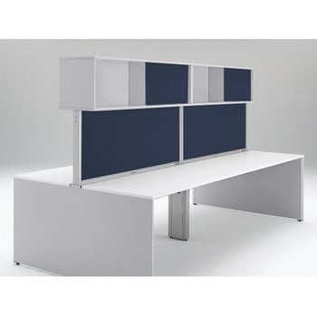 インターリンクR フロントキャビネット オープンタイプ(両面タイプ用) ハイタイプ W2400 不織布FY<配送時組立サービス付> イトーキ