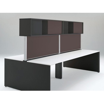 インターリンクR フロントキャビネット オープンタイプ(両面タイプ用) ハイタイプ W2400 布地FR<配送時組立サービス付> イトーキ