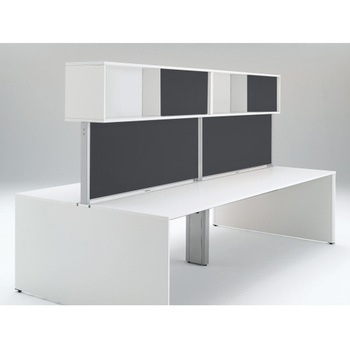 インターリンクR フロントキャビネット オープンタイプ(両面タイプ用) ハイタイプ W2400 布地FR<配送時組立サービス付> イトーキ