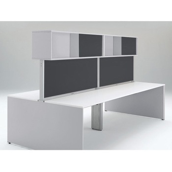 インターリンクR フロントキャビネット オープンタイプ(両面タイプ用) ハイタイプ W2400 布地FR<配送時組立サービス付> イトーキ