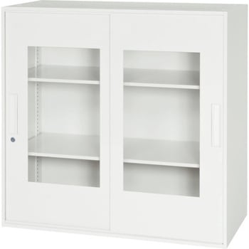 壁面収納庫 窓付き2枚引戸タイプ ダイシン