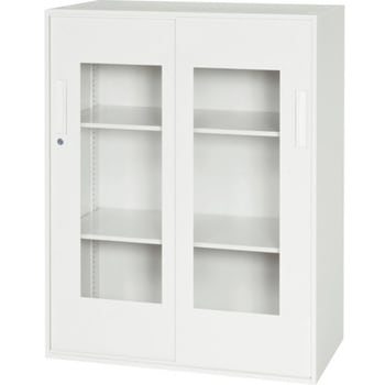 壁面収納庫 窓付き2枚引戸タイプ ダイシン