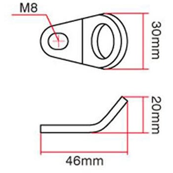 タイダウンフック 50° F4261 DRC(ダートフリーク)