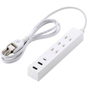 USBタップ USB-C×1 USB-A×2 AC×3 15W エレコム