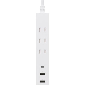 USBタップ USB-C×1 USB-A×2 AC×3 15W エレコム