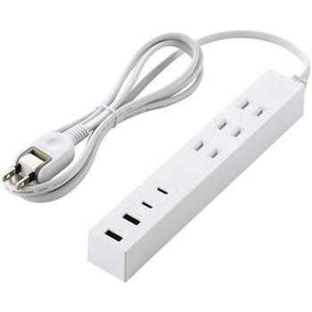 USBタップ USB-C×2 USB-A×2 AC×3 27W エレコム