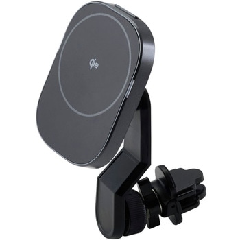 Qi2規格対応ワイヤレス充電器 車載ホルダー マグネット吸着 15W エアコンクリップ エレコム