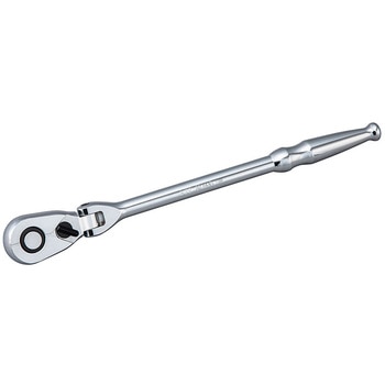 【限定品】 BR390FL 9.5sq.フレックスロングラチェットハンドル KTC 全長 レッグウェア