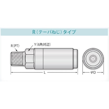 セルフット口金具 R(テーパネジタイプ)(FKシリーズ用) BRIDGESTONE(ブリヂストン)