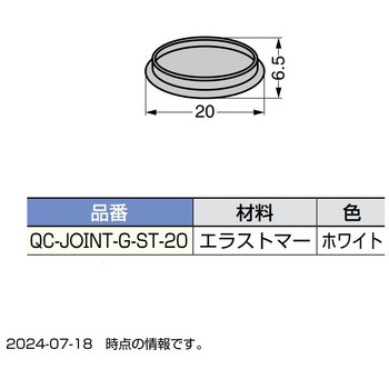 金属パイプ脚用グライド 首振りタイプ ストップ仕様 スガツネ工業