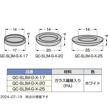 金属パイプ脚用グライド 薄型タイプ 屋外仕様 スガツネ工業