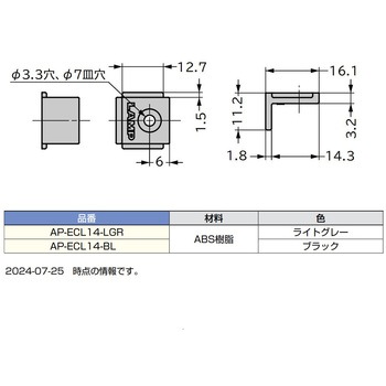 棚柱用エンドキャップ スガツネ工業