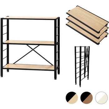 組立簡単2ステップ! 連結スチールラック アイリスオーヤマ