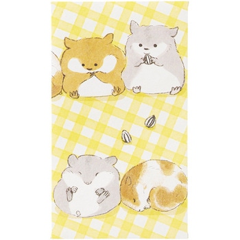 ひとことぽち袋 ハムスター マルアイ