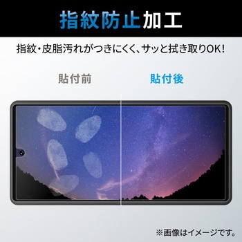 Google Pixel 6a フィルム アンチグレア 指紋防止 抗菌 指紋認証対応 反射防止 マット エアーレス エレコム