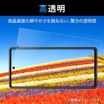 Google Pixel 6a フィルム 高透明 指紋防止 抗菌 指紋認証対応 エアーレス エレコム