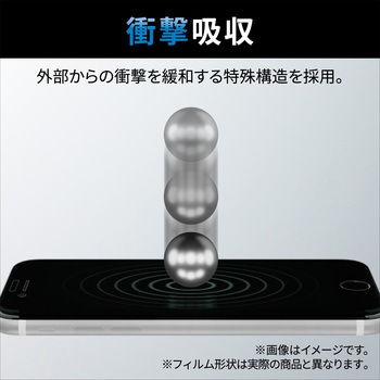 Google Pixel 6a フィルム アンチグレア 衝撃吸収 フルカバー 指紋防止 指紋認証対応 反射防止 マット エレコム