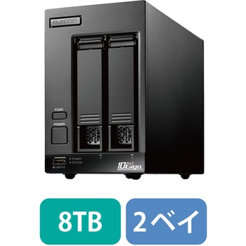 NAS Windows Server IoT 2022 for Storage搭載 Atom 2ベイデスクトップ スタンダード エレコム