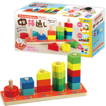 木製棒通し アーテック(学校教材・教育玩具)