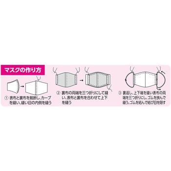 手作り冷感マスク ブルー アーテック(学校教材・教育玩具)