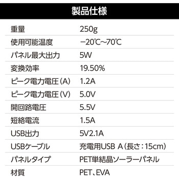 折りたたみ式 ポータブルソーラー充電器 アーテック(学校教材・教育玩具)