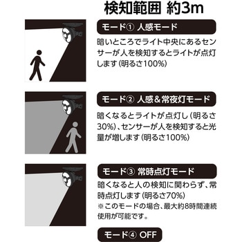ソーラー充電式 人感センサー防犯ライト アーテック[学校教材・教育玩具]