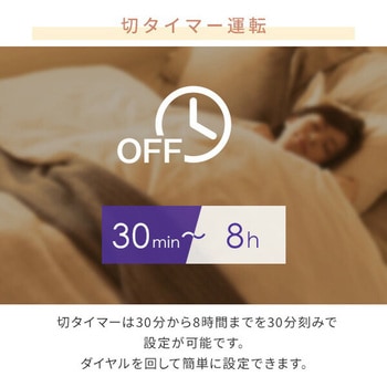 遠赤外線グラファイトヒーター タイマー機能/首振り機能/縦横回転機能付き Aladdin