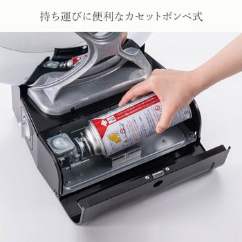 SAG-SQ01A(K) ポータブルガスストーブ シルバークイーン 1台