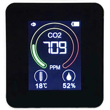 警報音付きCO2モニター CRECER(クレセル)