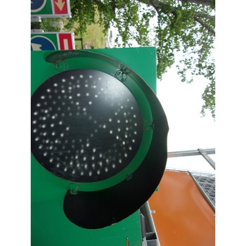 【レンタル】GPS信号機 Φ250用 ソーラーパネル付本体 グリーンクロス