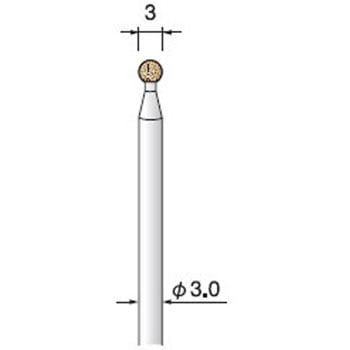 焼結ダイヤモンド砥石 #170 Φ3.0軸 アルゴファイルジャパン