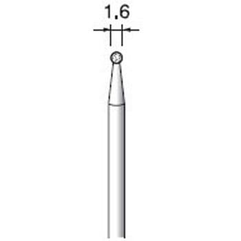 電着ダイヤモンドバート#140 Φ1.6 Φ2.34軸 アルゴファイルジャパン