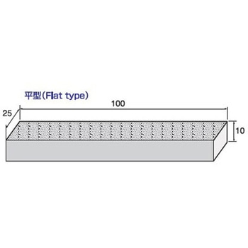ダイヤモンドドレッサー平タイプ#120 25×100×10 アルゴファイルジャパン