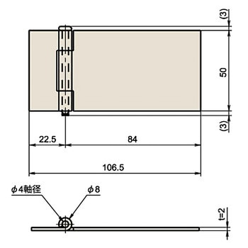 ステンレス平蝶番 ジョー・プリンス竹下