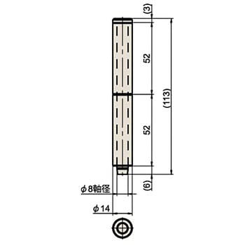 160°開き抜き差し蝶番 417-9007型、417-9008型 インセット扉用