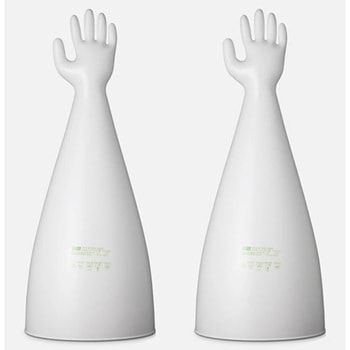 グローブボックス/アイソレーター用ハイパロン CSM 手袋 薄0.4mm 8.5inch 長さ800mm PIERCAN(ピエルカン)