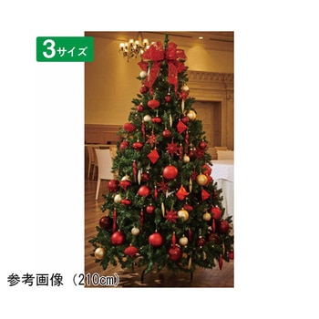ゴージャスクリスマスツリーセット レッド 38-18-2シリーズ アズワン