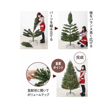 コンチネンタルクリスマスツリー グリーン 38-30-1シリーズ アズワン