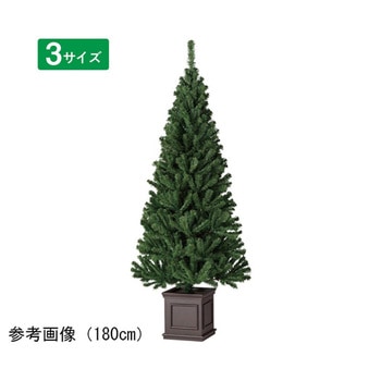 スクエアベースクリスマスツリー スリム 38-32-2シリーズ アズワン