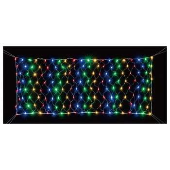 LEDネットライト 屋外使用可 W240×H110cm 160球 38-57-2シリーズ - アズワン