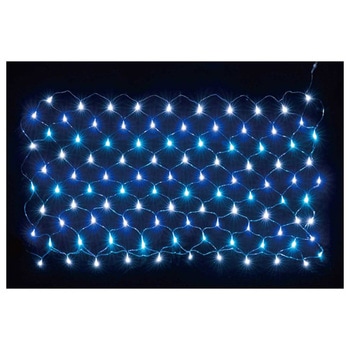 LEDネットライト 屋外使用可 W180×H90cm 100球 38-58-2シリーズ アズワン