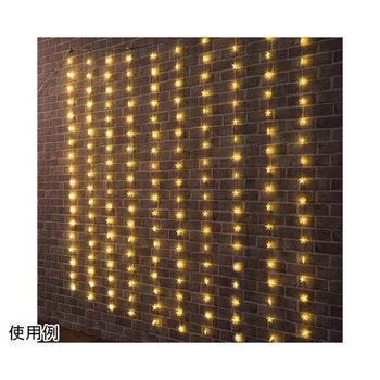 LEDロングカーテンライト W180×H180cm 38-62-5シリーズ アズワン