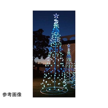 LEDタワーツリー 綿毛 アイスブルー 38-64-2シリーズ アズワン