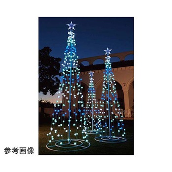 LEDタワーツリー 綿毛 アイスブルー 38-64-2シリーズ アズワン